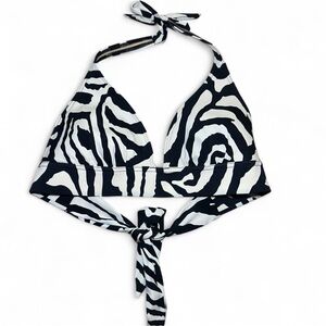 Victoria's Secret Zebra Print Bikini Top